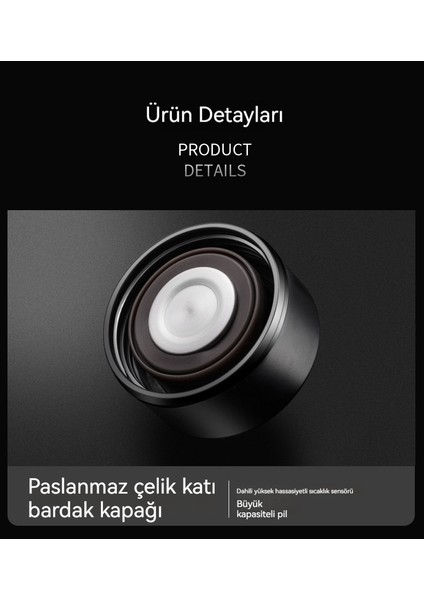 Akıllı Termos Bardak 304 Paslanmaz Çelik Sıcaklık Göstergesi Sıcak Su Bardağı (Yurt Dışından) fiyatları