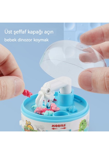 Mini Dinozor Yakalama Makinesi Gacha Oyuncak Mancınık Gacha Oyuncak Makinesi Interaktif Oyuncak (Yurt Dışından) fiyatları