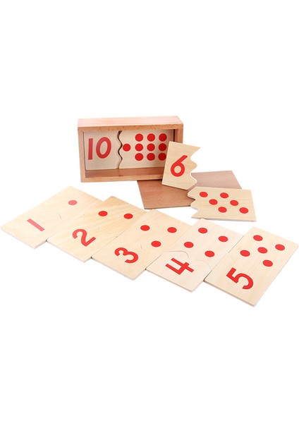 Montessori Öğretim Yardımcıları Çocuklar Için Matematik Erken Eğitim Numara Tanıma Oyuncakları (Yurt Dışından)