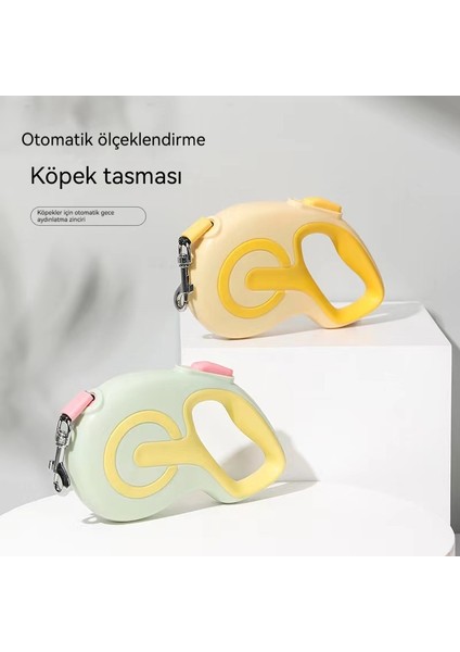 Pet Traktör Kauçuk Yansıtıcı Köpek Tasma Otomatik Küçülen Köpek Yürüyüş Halatı (Yurt Dışından)