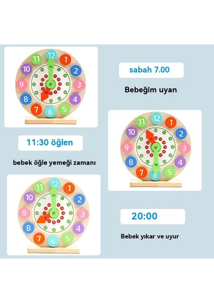 Çocuk Eğitici Ahşap Öğretim Saati Oyuncak (Yurt Dışından) modelleri