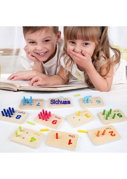 Erken Eğitim Matematik Öğrenme Çubuğu Renk Biliş Eşleştirme Tahtası (Yurt Dışından) indirimleri