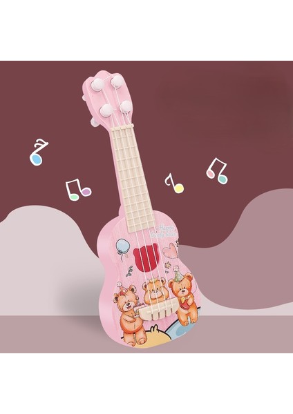 Ukulele Karikatür Dinozor Onun Oyuncak Müzik Aleti Oynuyor (Yurt Dışından) fırsatları