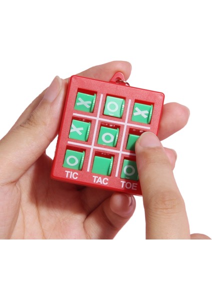 Çocuk Eğitici Xo Tic-Tac-Toe Anahtarlık Oyuncağı (Yurt Dışından)