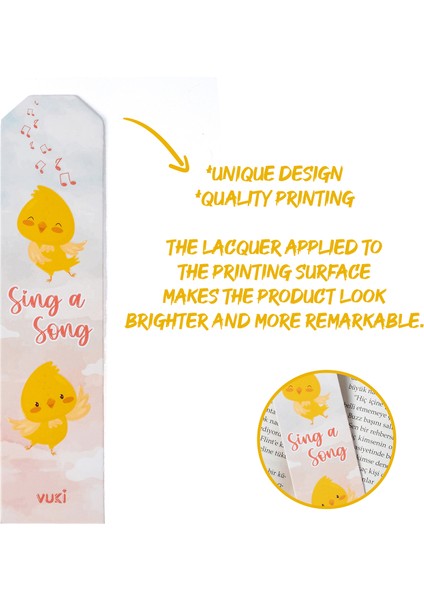 Hayvanlar Desenli Kağıt Kitap Ayracı fiyatları