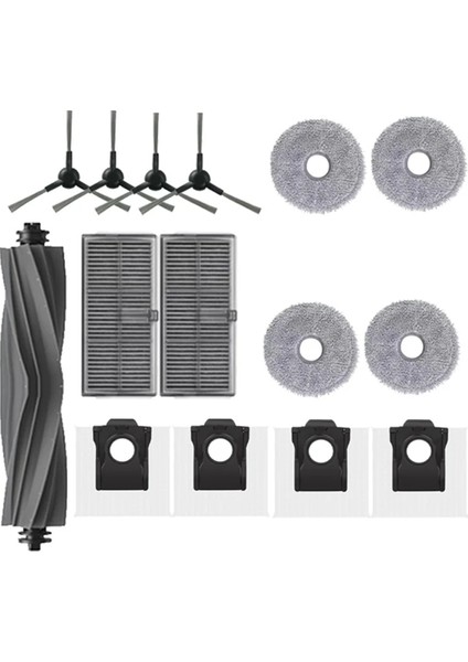 L10S Pro Ultra Heat Ana Yan Fırça Filtre Paspas Toz Torbası Için (Yurt Dışından)