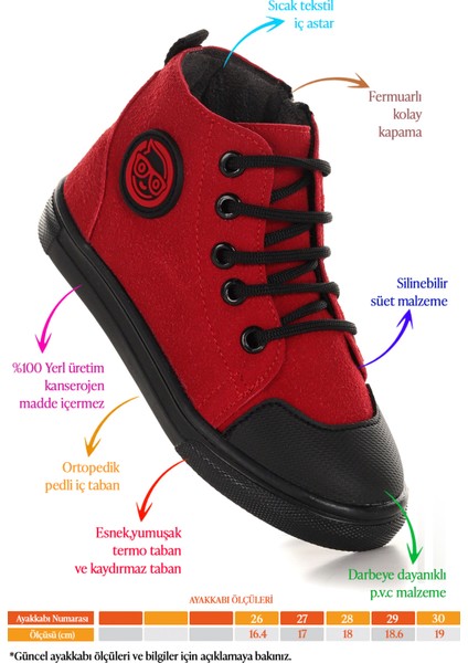 Kai Fermuarlı Kız Çocuk Günlük Bot Ayakkabı fiyatları