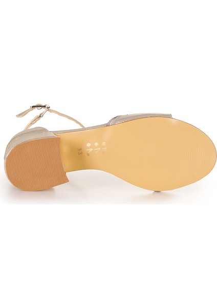 Elos Günlük Kız Çocuk 4 Cm Topuklu Sandalet Ayakkabı indirimleri