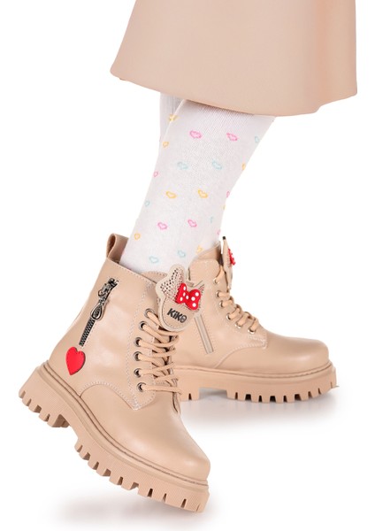 Bella Günlük Fermuarlı Kız Çocuk Bot Ayakkabı modelleri