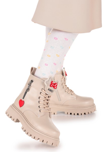 Bella Günlük Fermuarlı Kız Çocuk Bot Ayakkabı modelleri