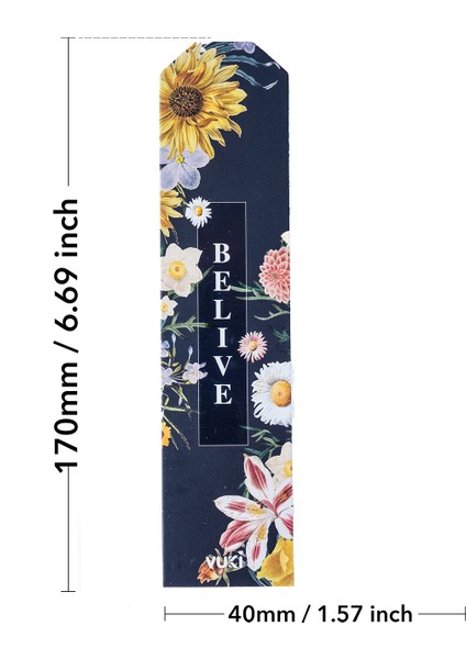 Backround Desenli Kağıt Kitap Ayracı fırsatları