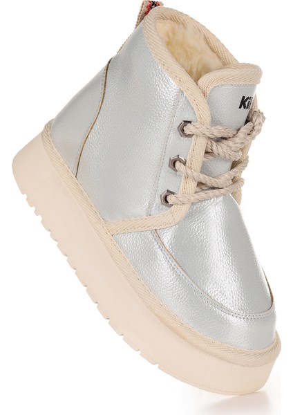 Buck Cilt Bağcıklı Kız Çocuk Bot Ayakkabı