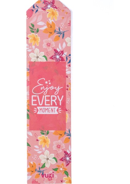 Backround Desenli Kağıt Kitap Ayracı