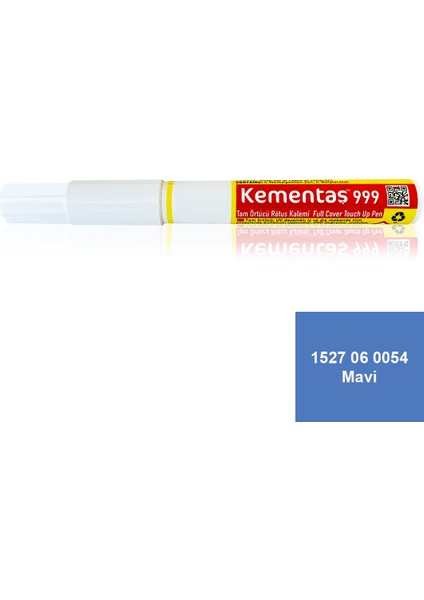Tam Örtücü Rötuş Kalemleri 1527 06 0054-MAVI Tam Örtücü Rötuş Kalemi