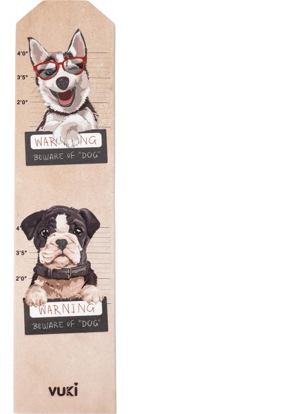 Köpek Desenli Kağıt Kitap Ayracı