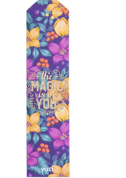 Backround Desenli Kağıt Kitap Ayracı