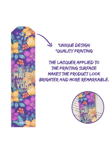 Backround Desenli Kağıt Kitap Ayracı fiyatları