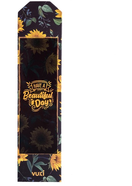 Backround Desenli Kağıt Kitap Ayracı