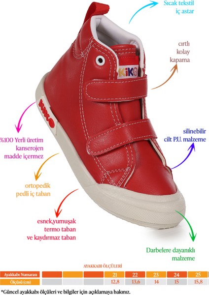 Garf Günlük Cırtlı Kız Bebek Bot Ayakkabı fiyatları