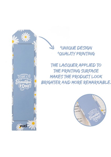 Backround Desenli Kağıt Kitap Ayracı fiyatları