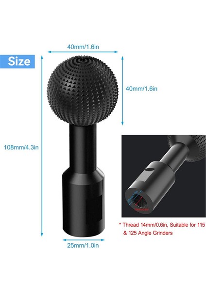 2 Toplu Kesici Ahşap Oyma, 14MM, 115/125MM Açı Taşlama Makinesine Uygun (Yurt Dışından)