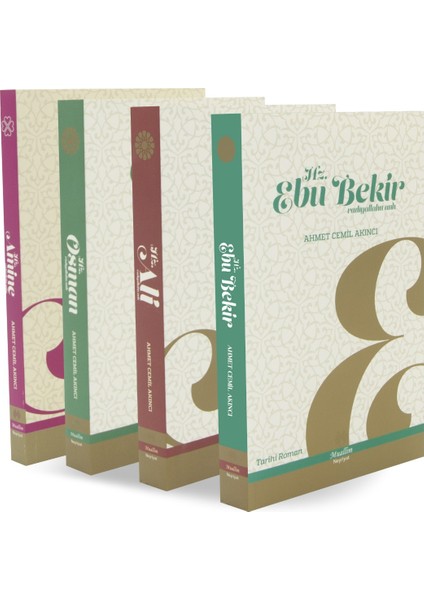 Ahmet Cemil Akıncı Hz. Amine, Hz. Osman, Hz. Ali, Hz. Ebubekir 4 Kitap Takım