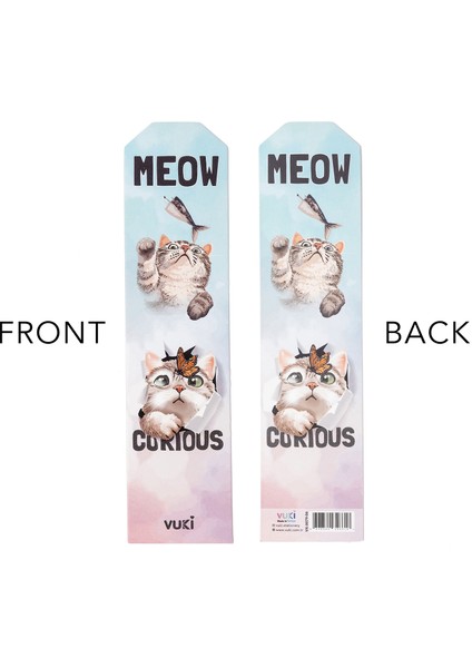 Kedi Desenli Kağıt Kitap Ayracı indirimleri