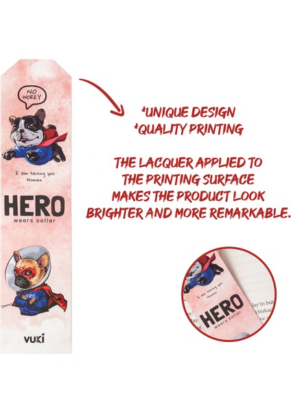 Köpek Desenli Kağıt Kitap Ayracı fiyatları