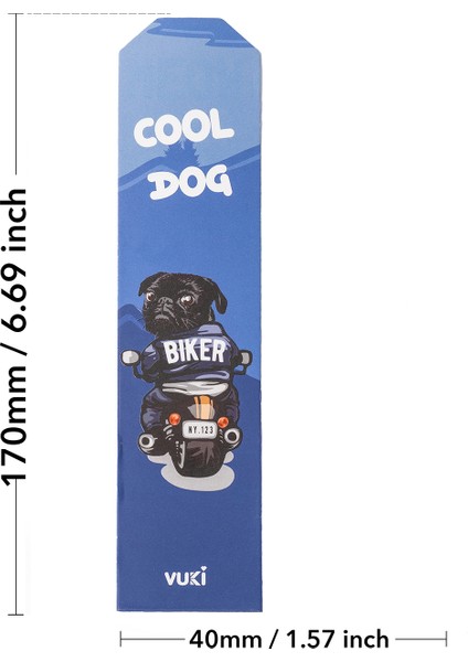 Köpek Desenli Kağıt Kitap Ayracı