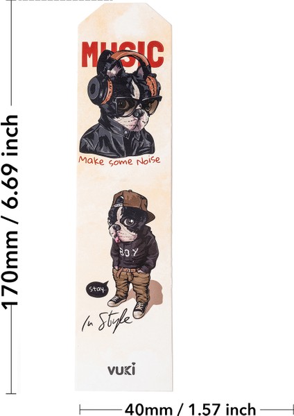 Köpek Desenli Kağıt Kitap Ayracı fırsatları