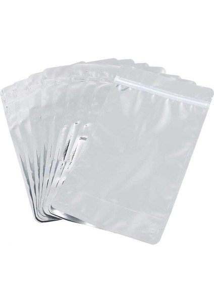 Pencereli Metalize Kilitli Kese Kağıdı - 100 Gramlık - 11X18X7 Cm. - 20 Adetlik 1 Paket