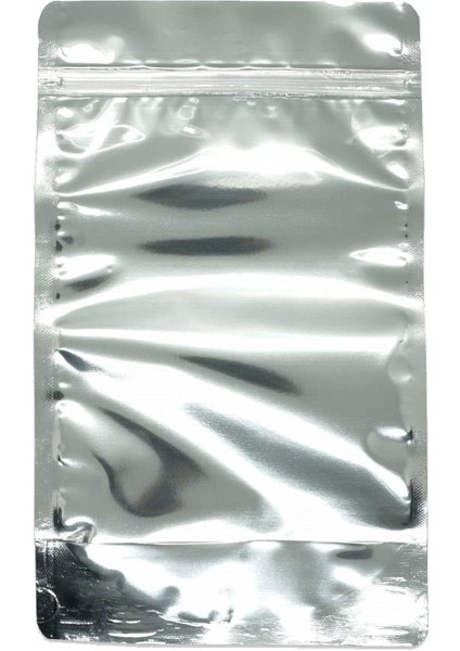 Pencereli Metalize Kilitli Kese Kağıdı - Küçük Boy - 100 Gramlık - 11X18X7 Cm. - 200 Adet