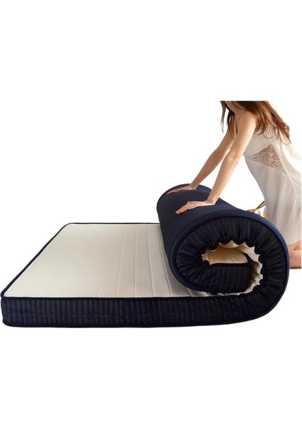 Katlanabilir Tek Kişilik Yer Yatağı 10 cm Sünger Yatak Fonksiyonel 70 x 160 cm