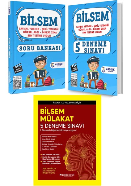 1. Sınıf Bilsem Mülakat Sınav Seti 2025