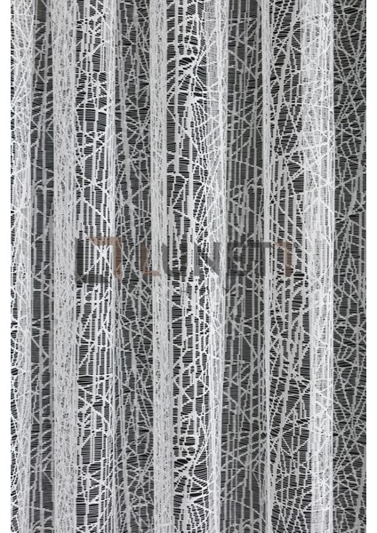 Kullanıma Hazır Ağaç Kabuğu Desen (1x3) Sık Pileli Tül Perde indirimleri