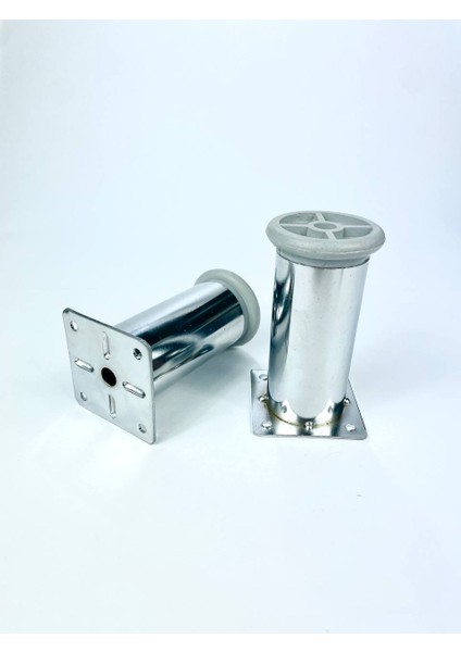 Metal Tablalı Ayarlı Ayak - 42'lik - 8 cm - 2 Adet