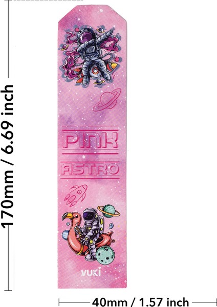 Astronot Desenli Kağıt Kitap Ayracı fırsatları