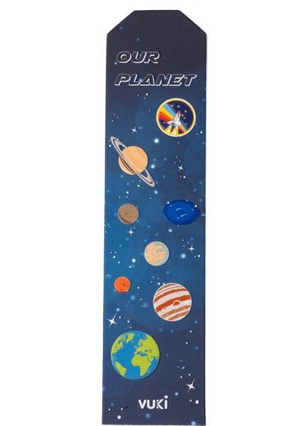 Astronot Desenli Kağıt Kitap Ayracı