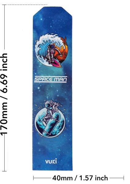 Astronot Desenli Kağıt Kitap Ayracı fırsatları