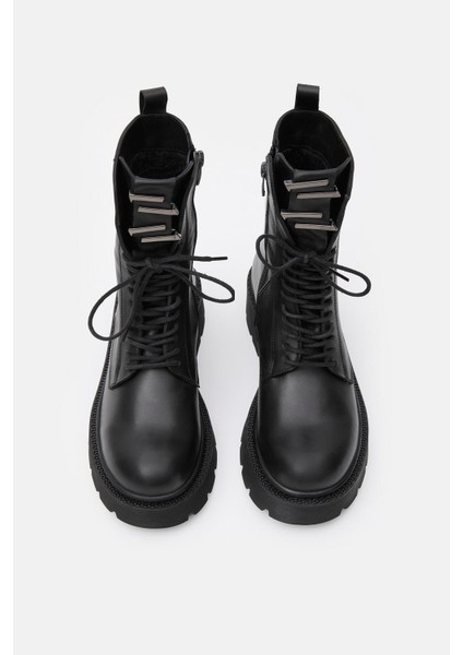 Alexandra Siyah Hakiki Deri Kadın Bot fiyatları