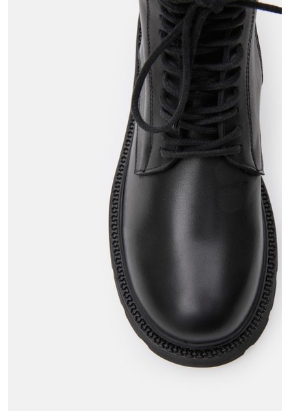 Alexandra Siyah Hakiki Deri Kadın Bot modelleri