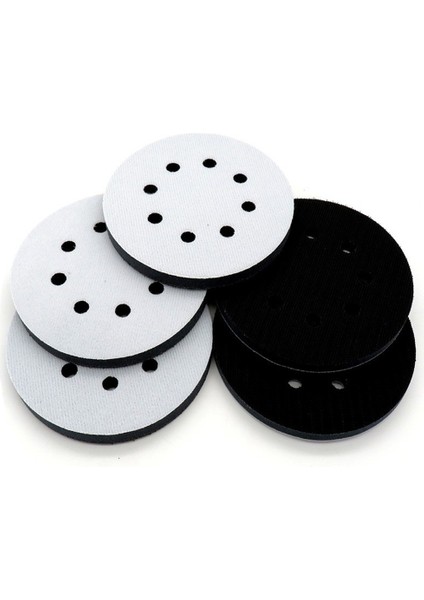 5 Inç 8 Delikli Kanca ve Halka Yumuşak Sünger Köpük Zımparalama Arayüz Pedi (Yurt Dışından)