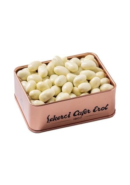 Bronz Teneke Kutuda Damla Sakız Aromalı Fıstık Draje - 150 gr