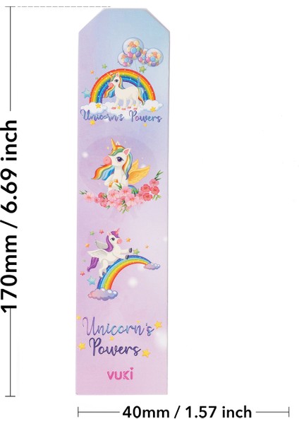 Unicorn Kağıt Kitap Ayracı
