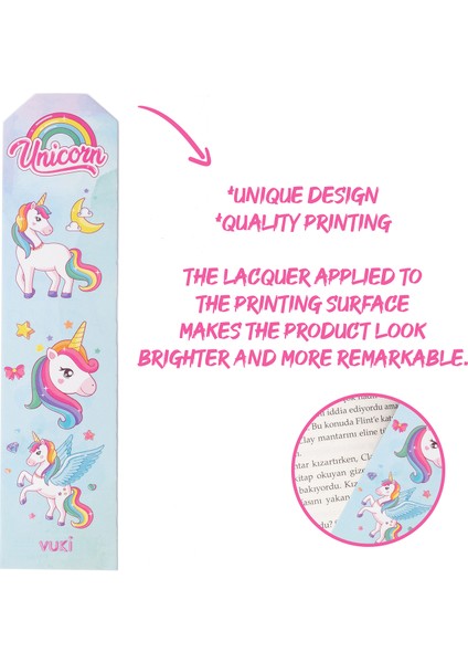 Unicorn Kağıt Kitap Ayracı fiyatları