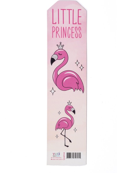 Flamingo Desenli Kağıt Kitap Ayracı