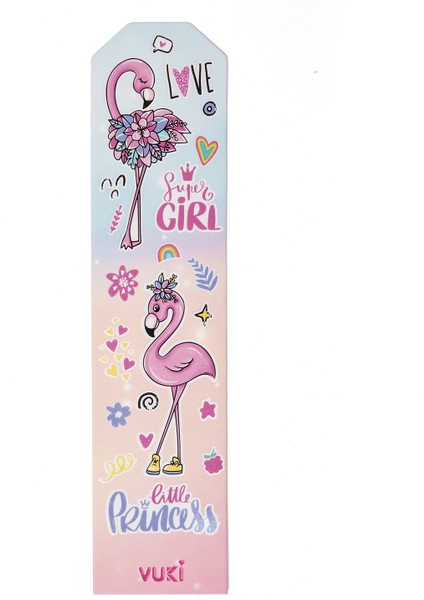 Flamingo Desenli Kağıt Kitap Ayracı