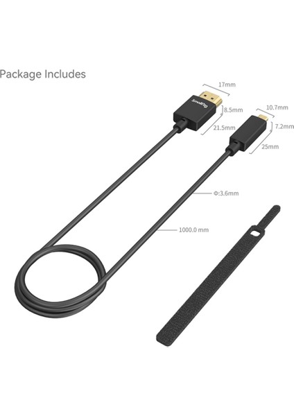 4795 100CM Ultra-Slim 4K HDMI Kablo