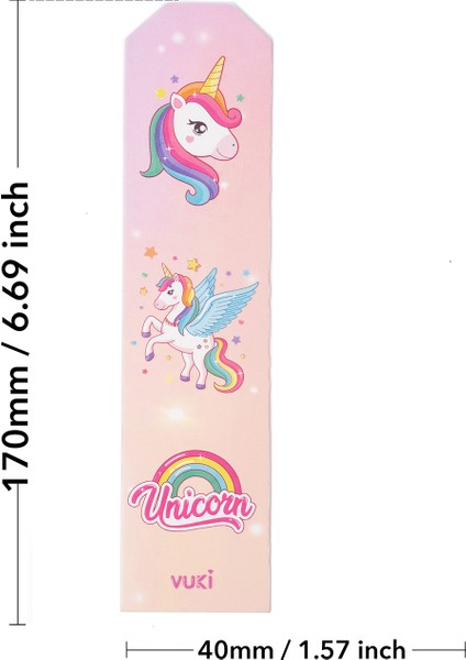 Unicorn Kağıt Kitap Ayracı