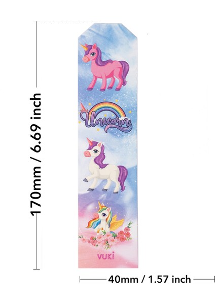 Unicorn Kağıt Kitap Ayracı